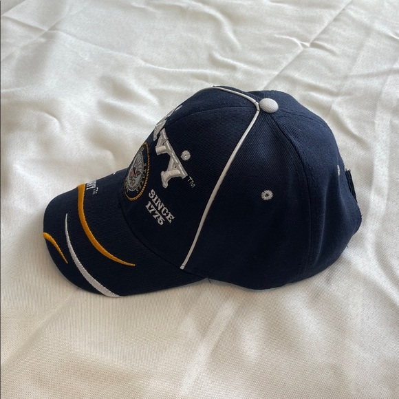 Navy Embroidered Cap - Picture 6 of 7
